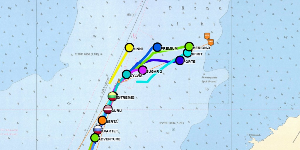 Moonsund ORC regatta GPS tracking